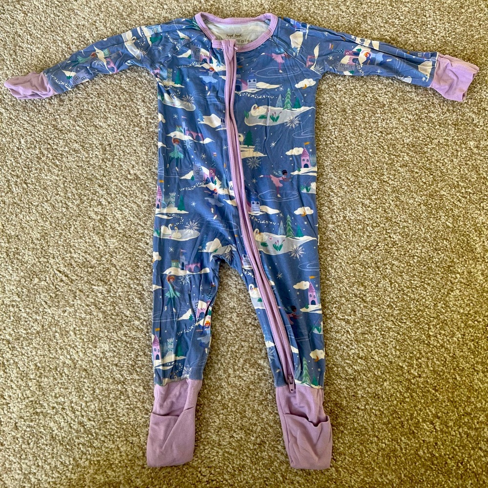 Little Sleepies Winter Zippy - 3-6m